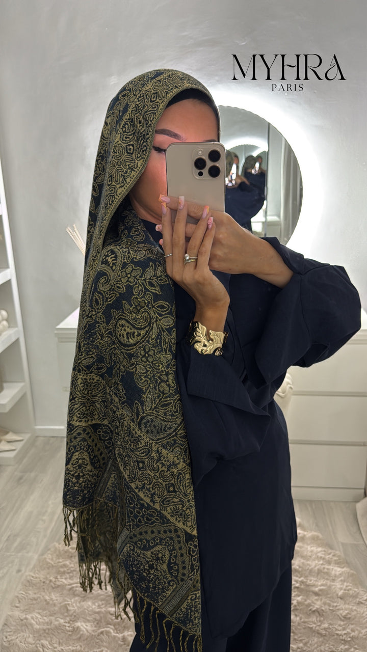 ensemble Zahra bleu nuit