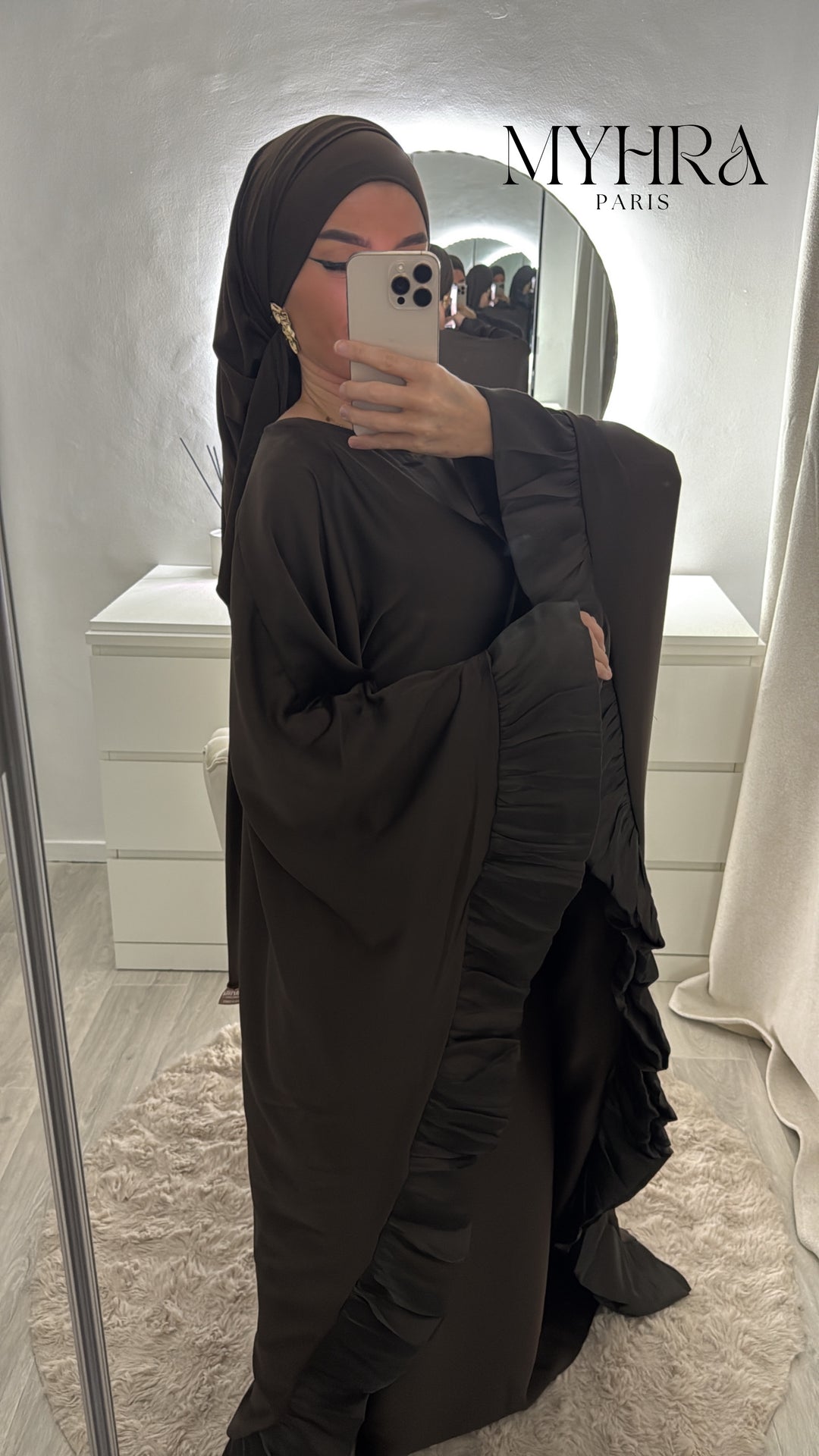 robe Esma marron