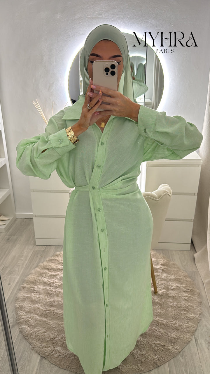 Robe Sofia verte