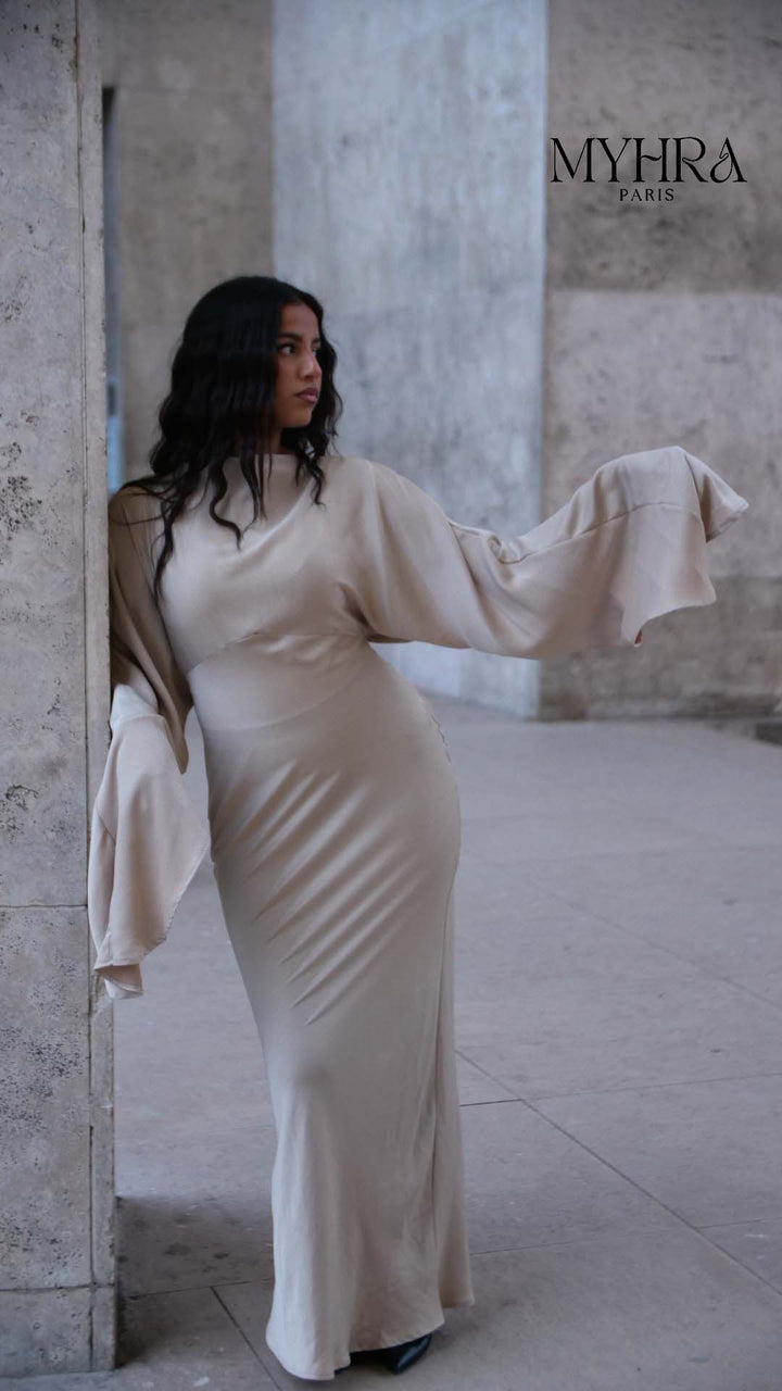 robe neyssa beige
