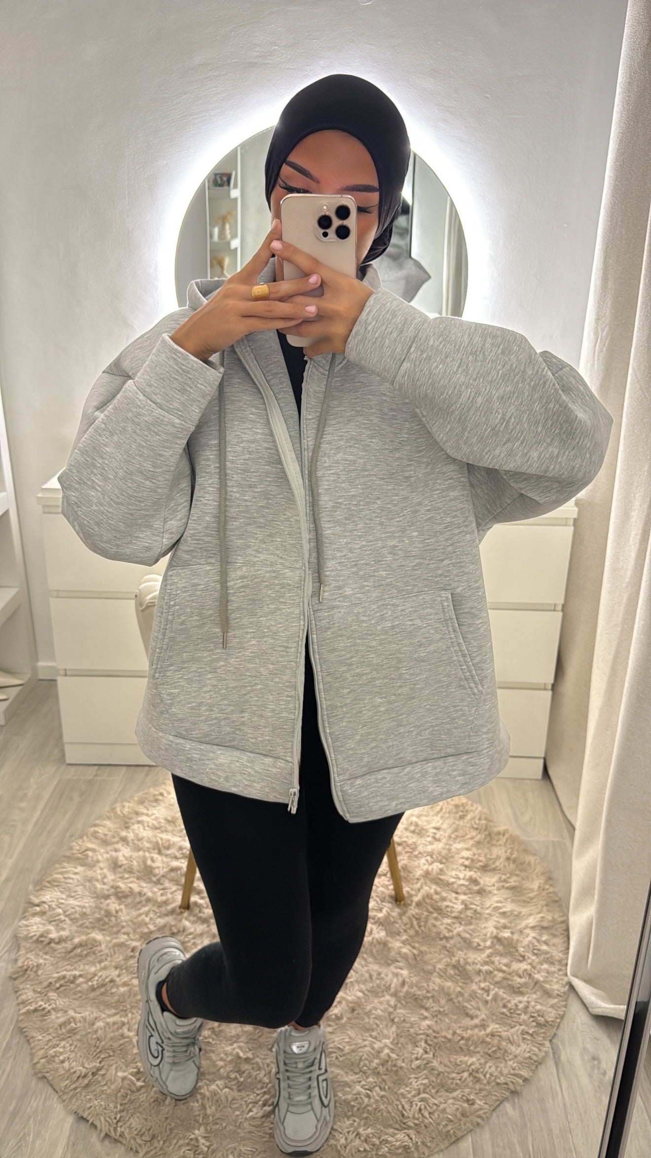 Gilet Ley gris clair