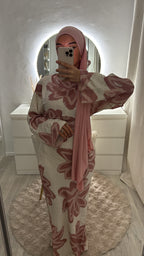 robe flora Rose