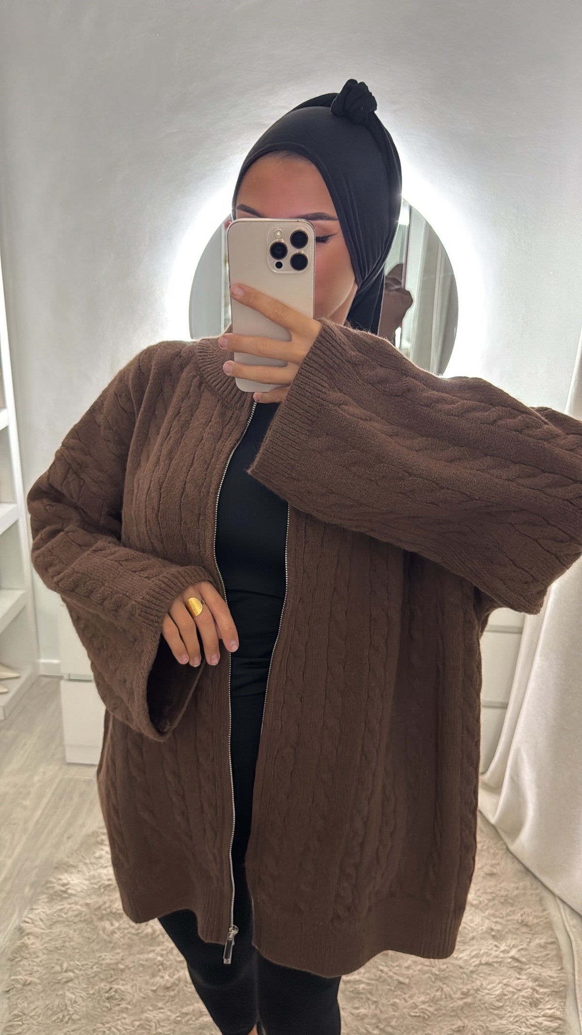 Gilet Zin Marron