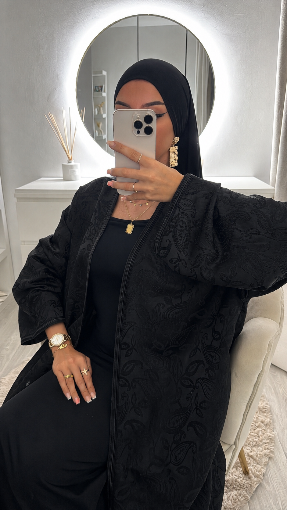 Kimono Jasminah noir