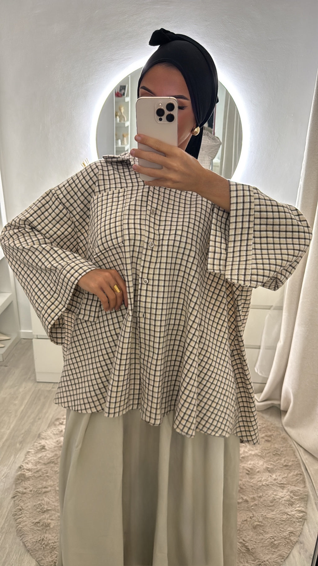 Chemise beige