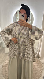Chemise beige