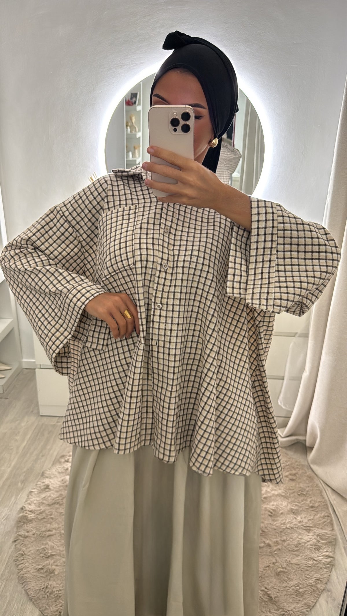 Chemise beige