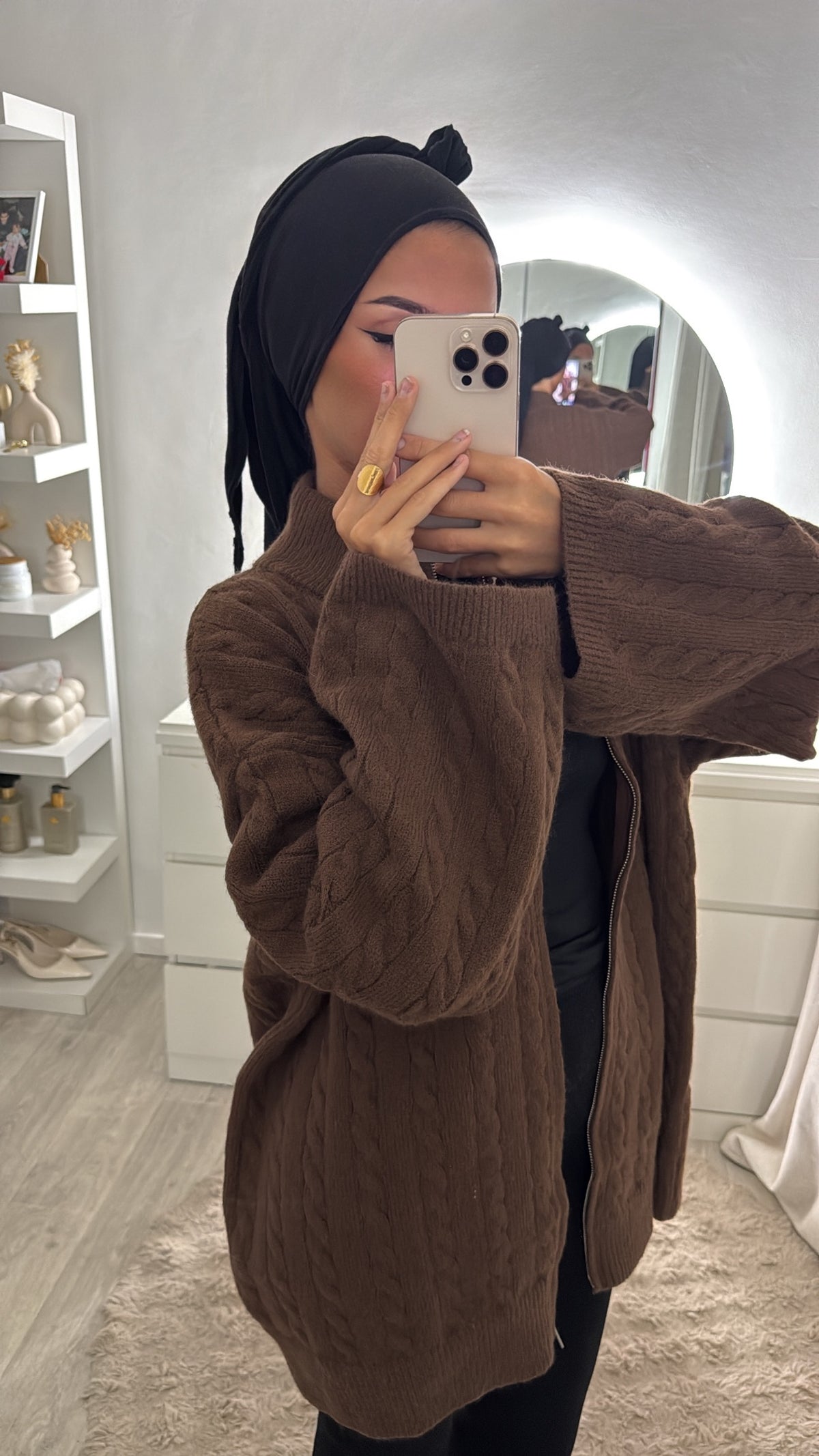 Gilet Zin Marron