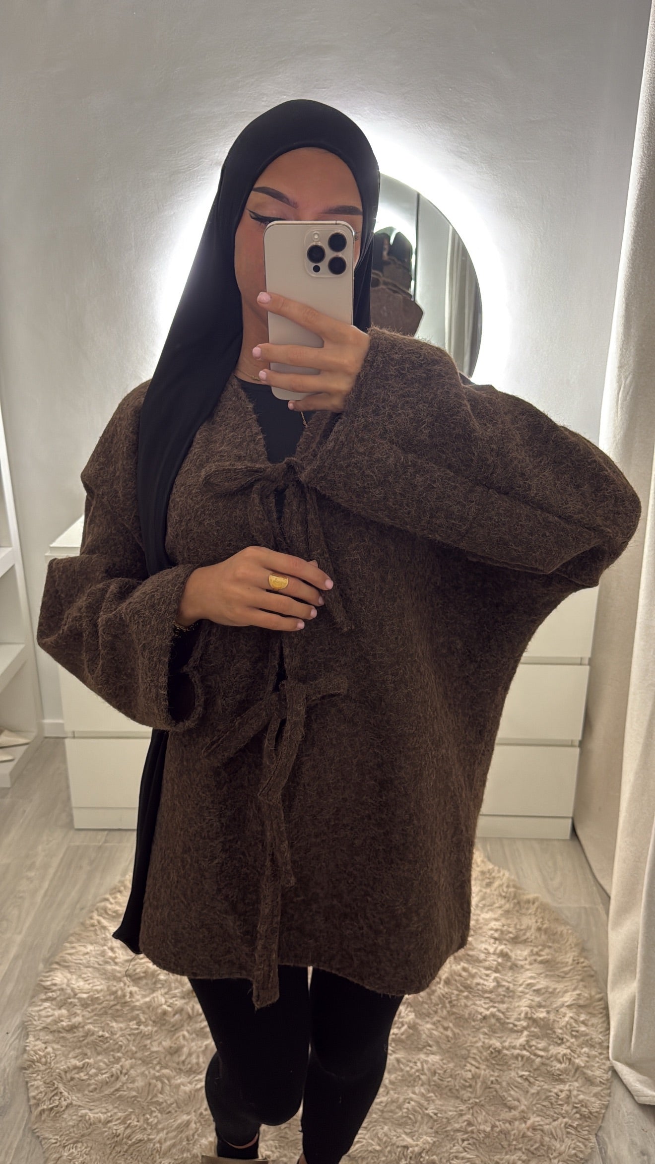 Pull Isra marron