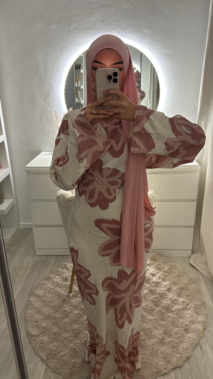 robe flora Rose