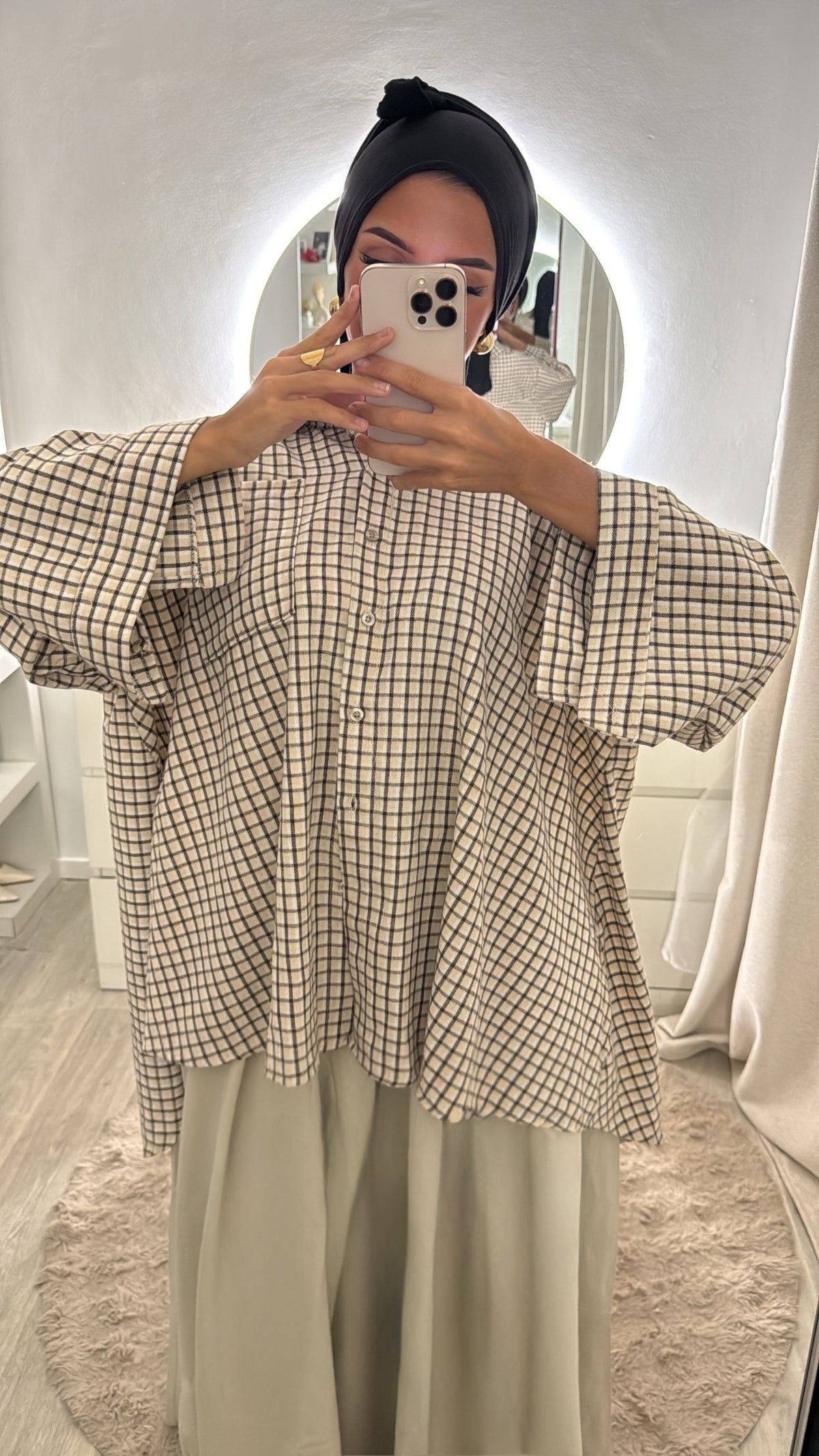 Chemise beige