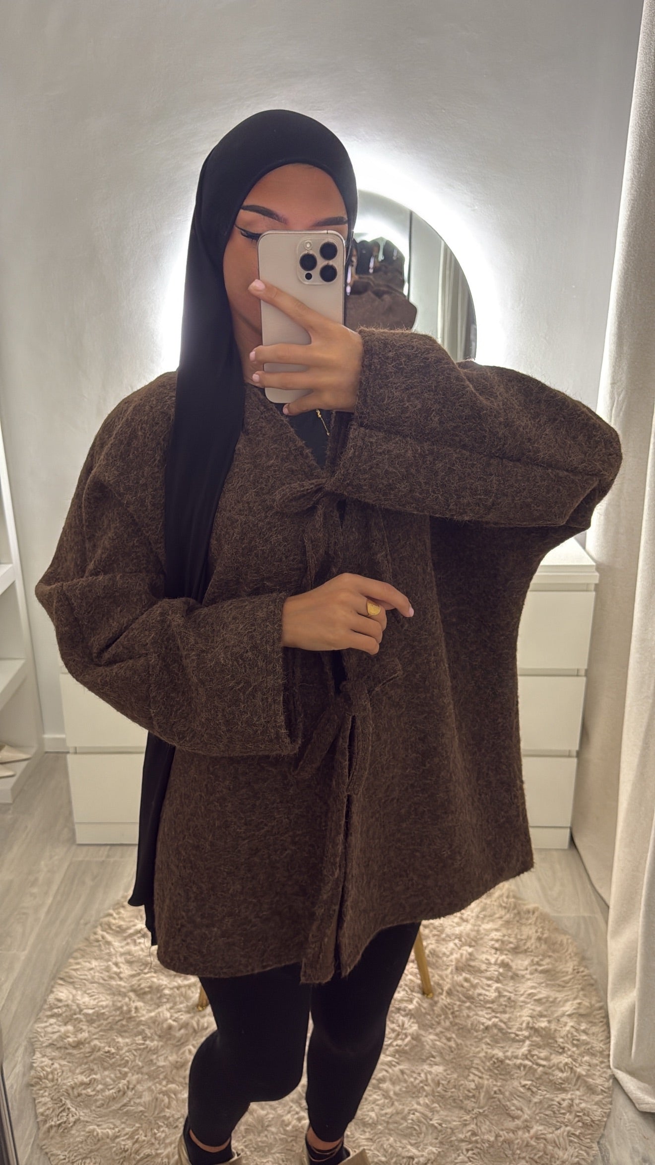 Pull Isra marron