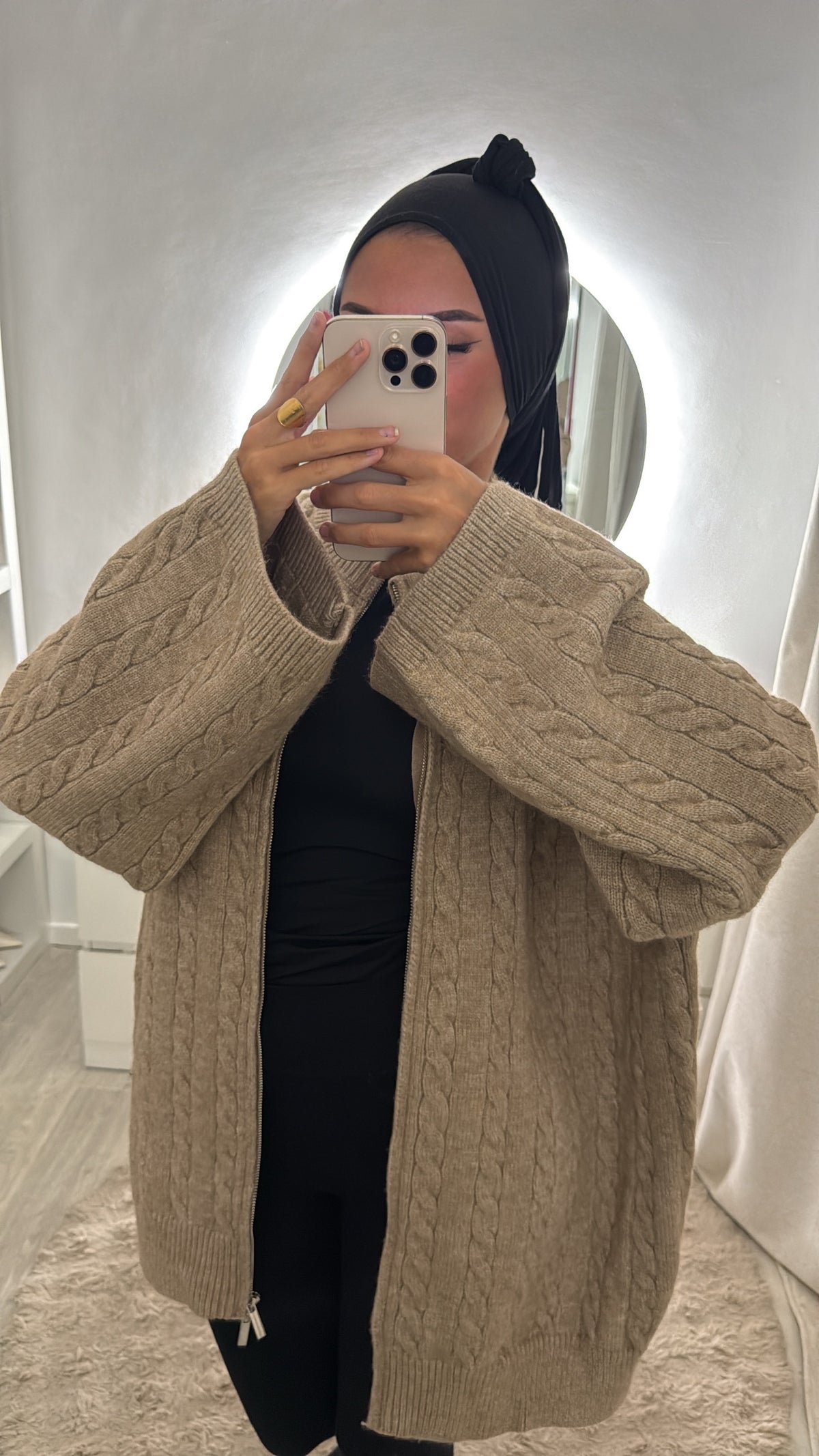 Gilet Zin Taupe