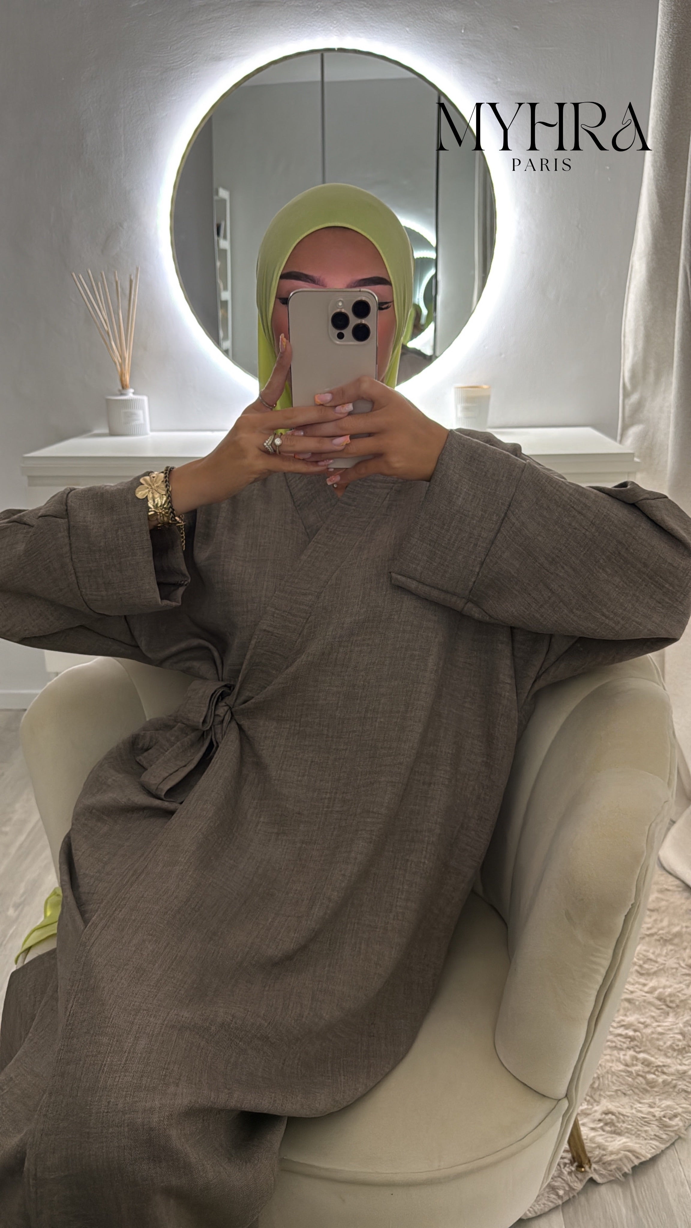 robe Lana taupe