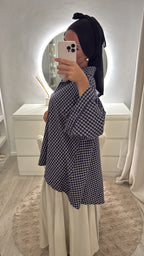 Chemise bleu nuit