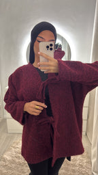 Pull Isra bordeau