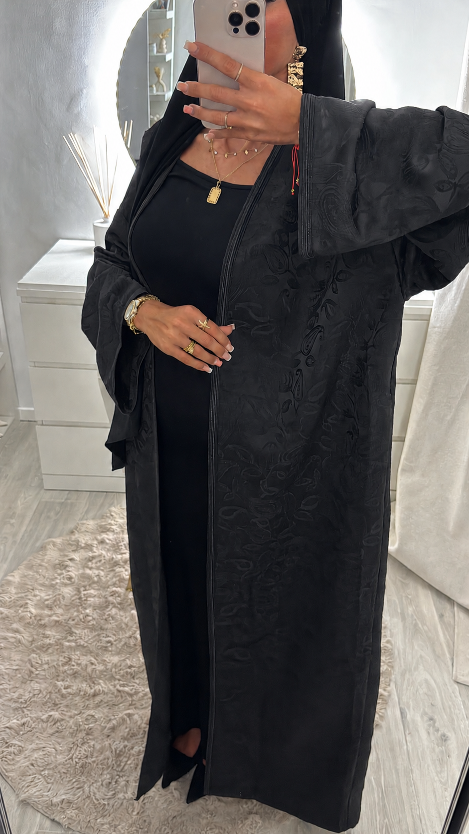 Kimono Jasminah noir