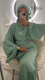 Robe neyssa vert d’eau