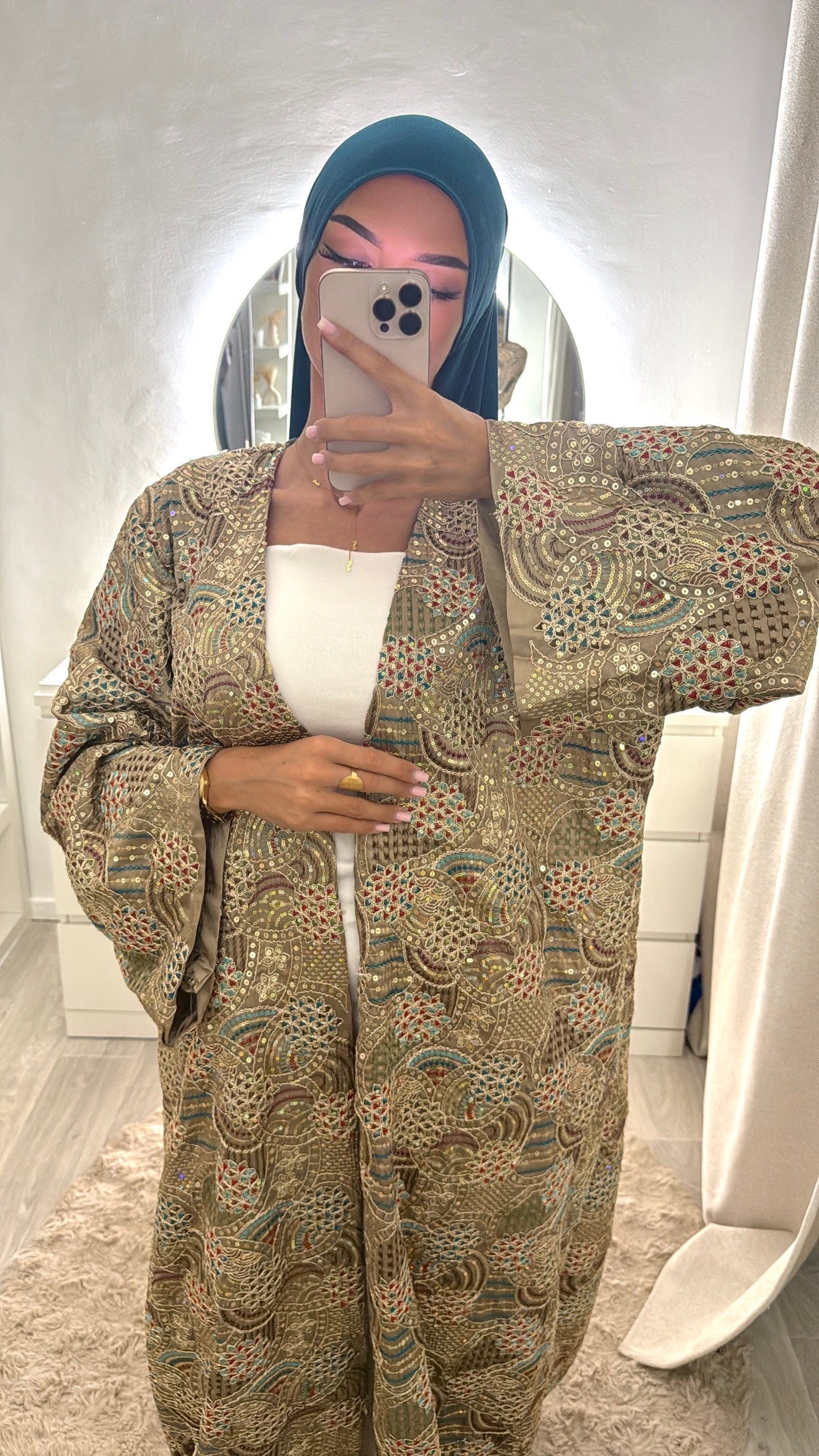 Kimono nayla taupe