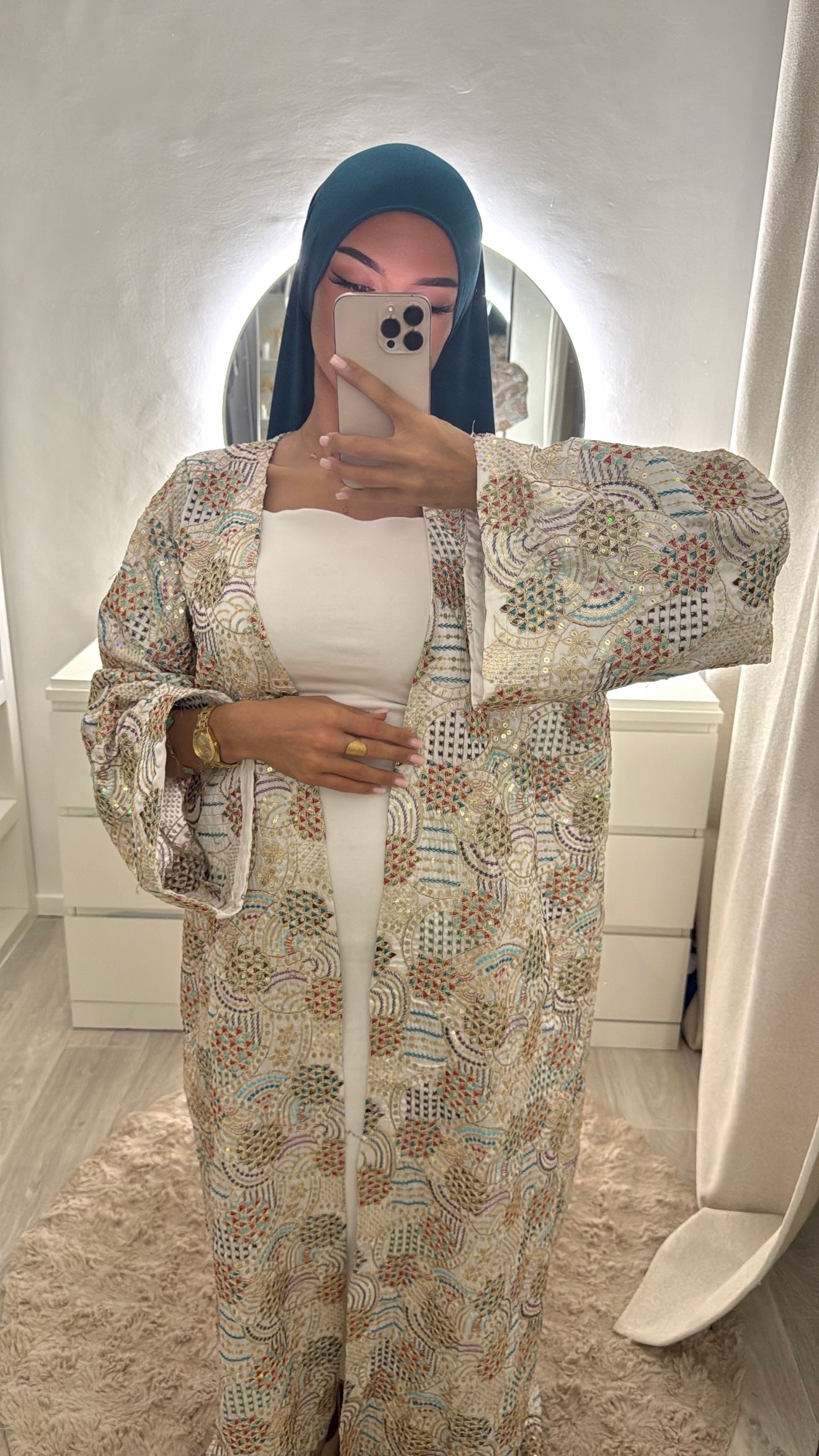Kimono nayla Blanc