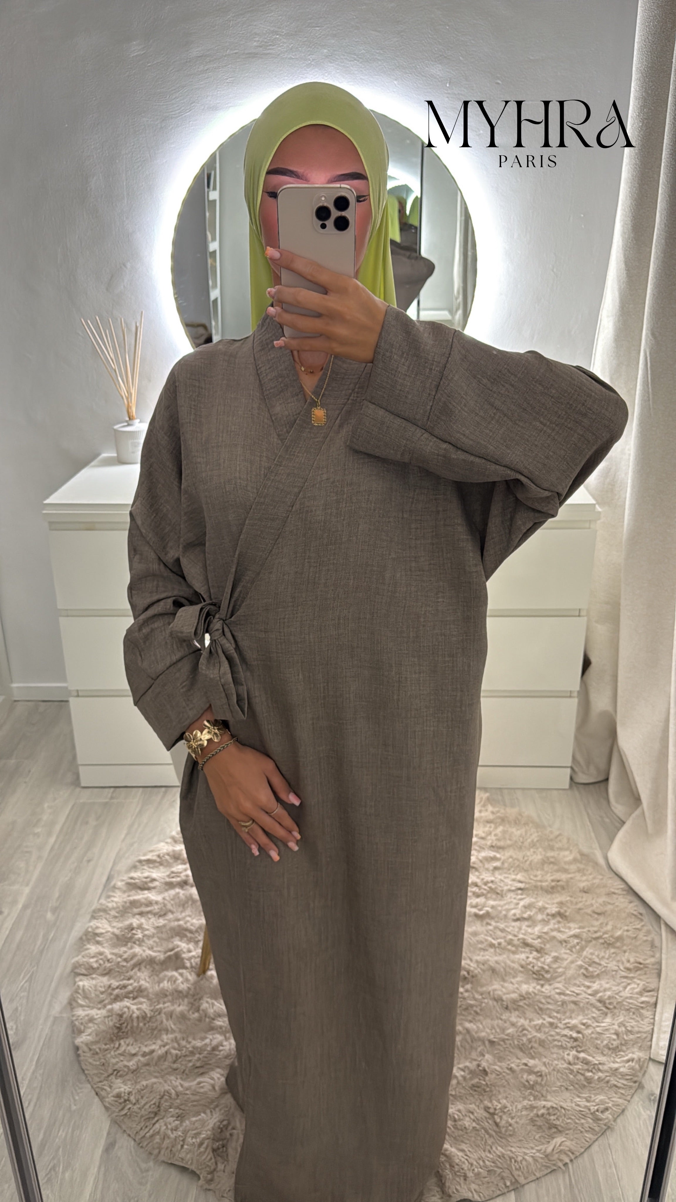 robe Lana taupe