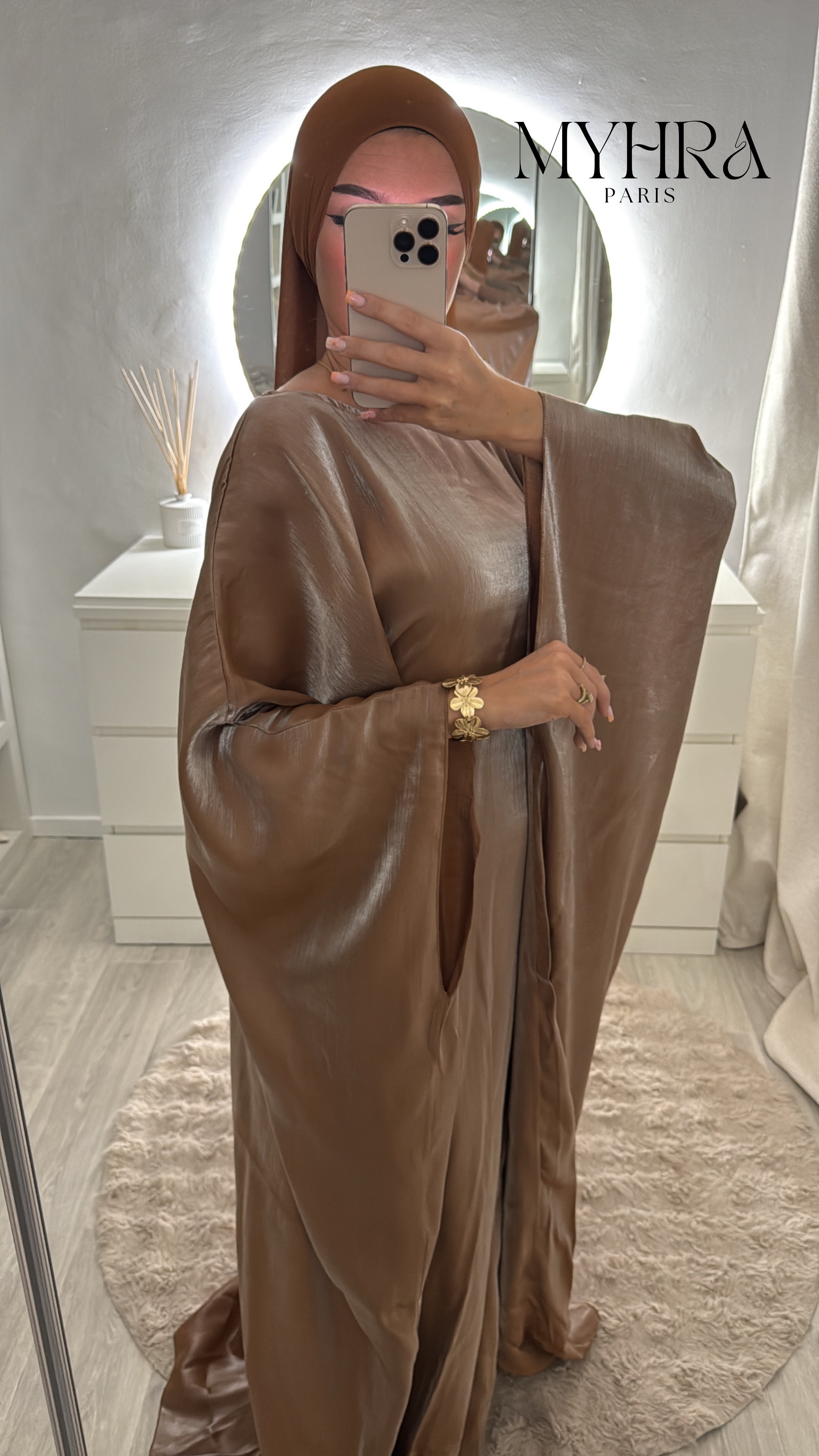 robe Samae marron