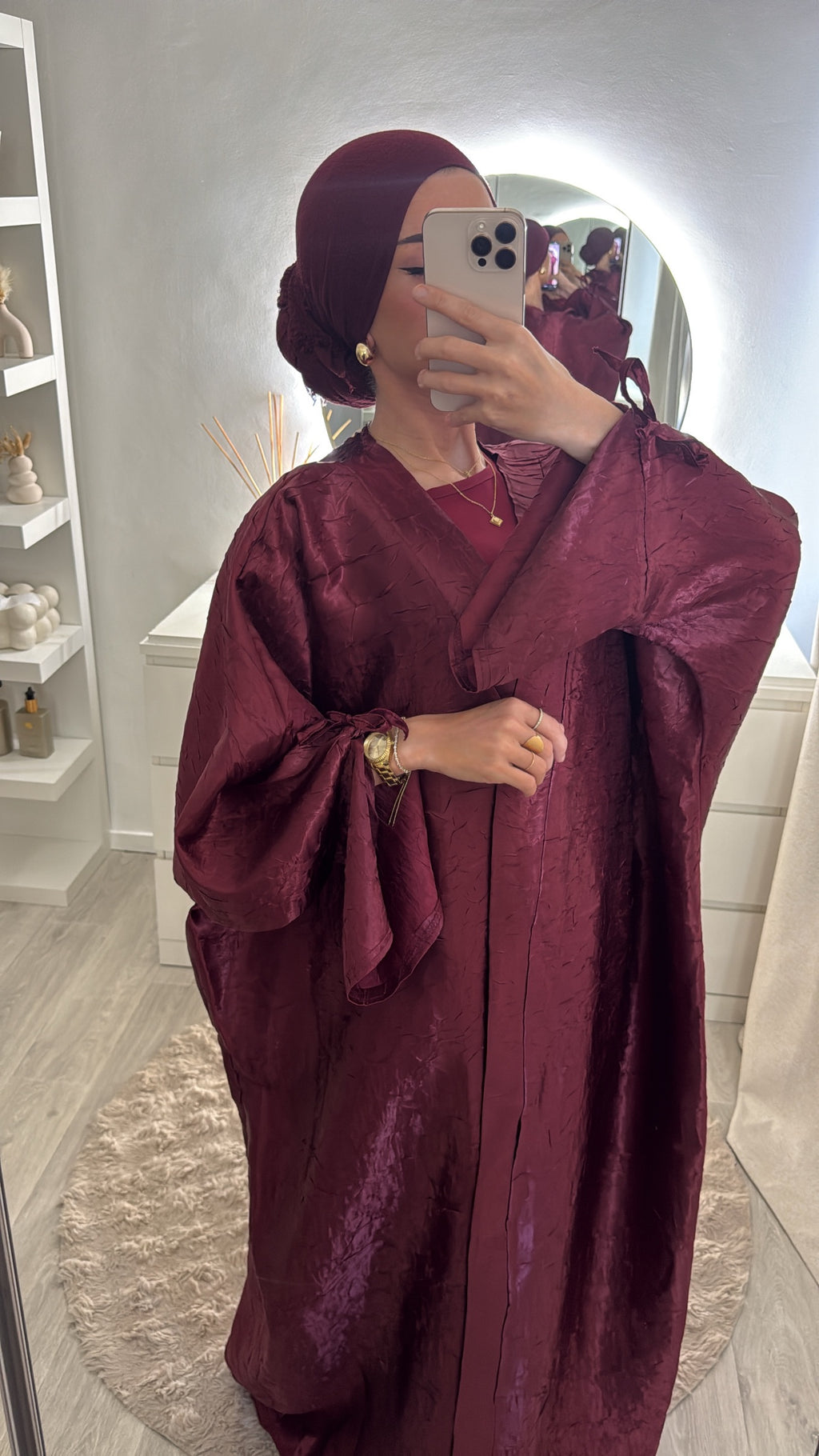 Robe Aïsse bordeau