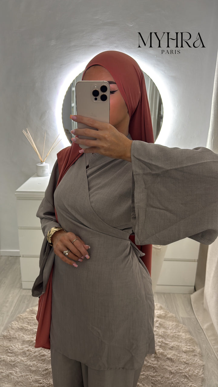 ensemble Eya taupe clair