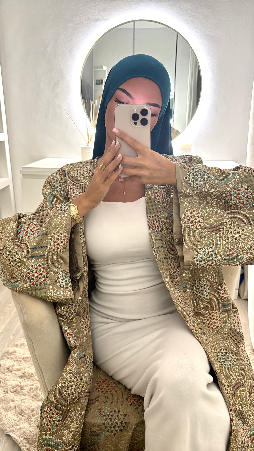 Kimono nayla taupe