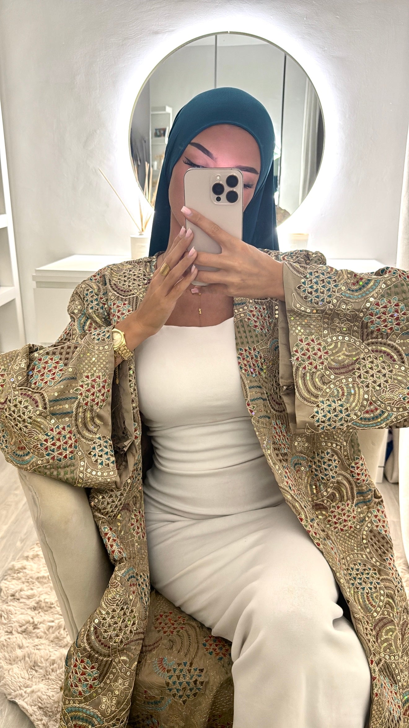 Kimono nayla taupe