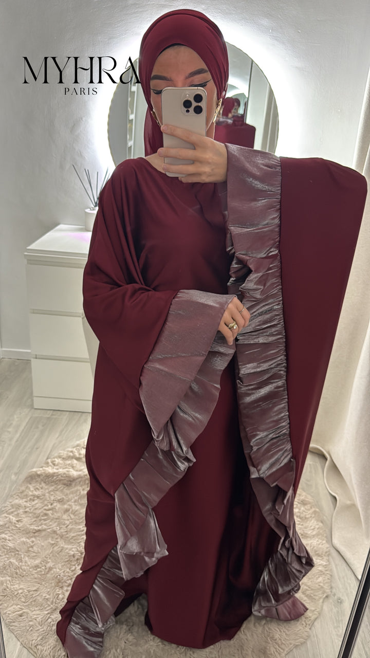 Robe Esma bordeau