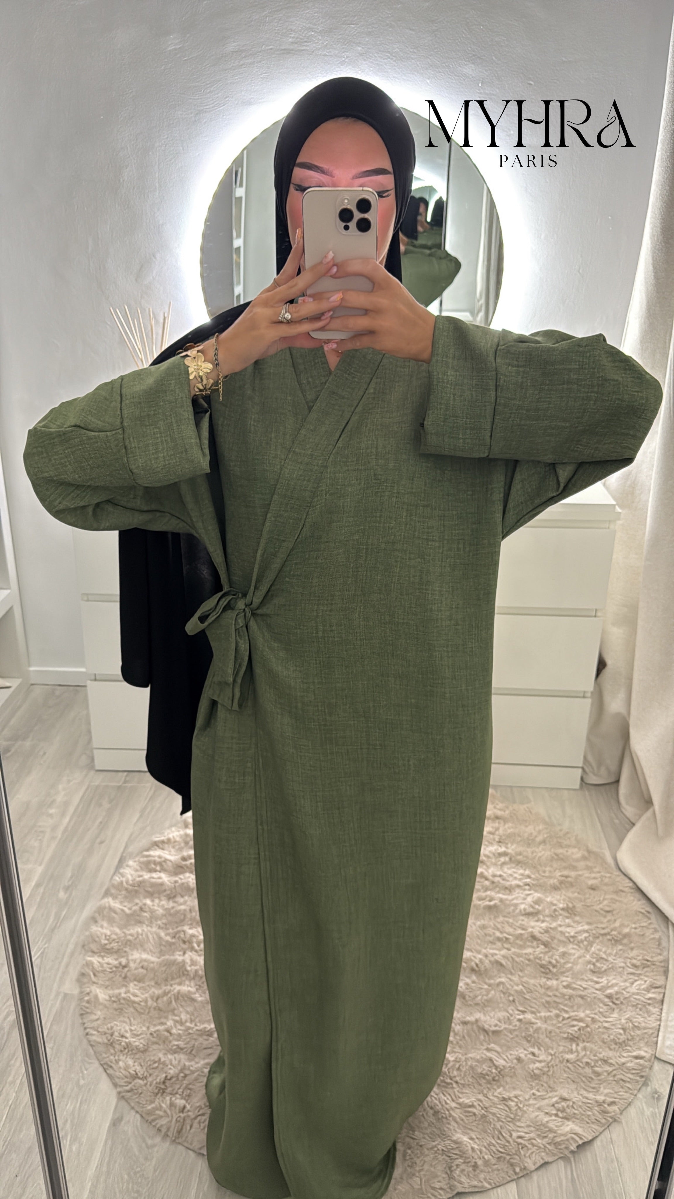robe lana kaki