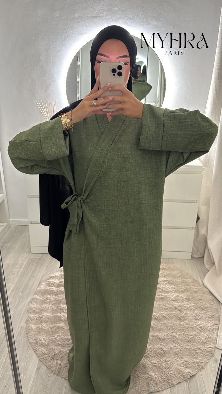 robe lana kaki