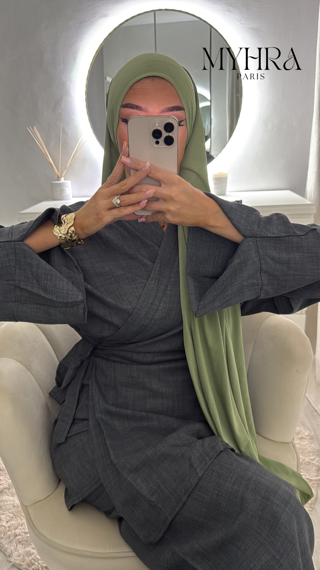 Ensemble Zahra gris