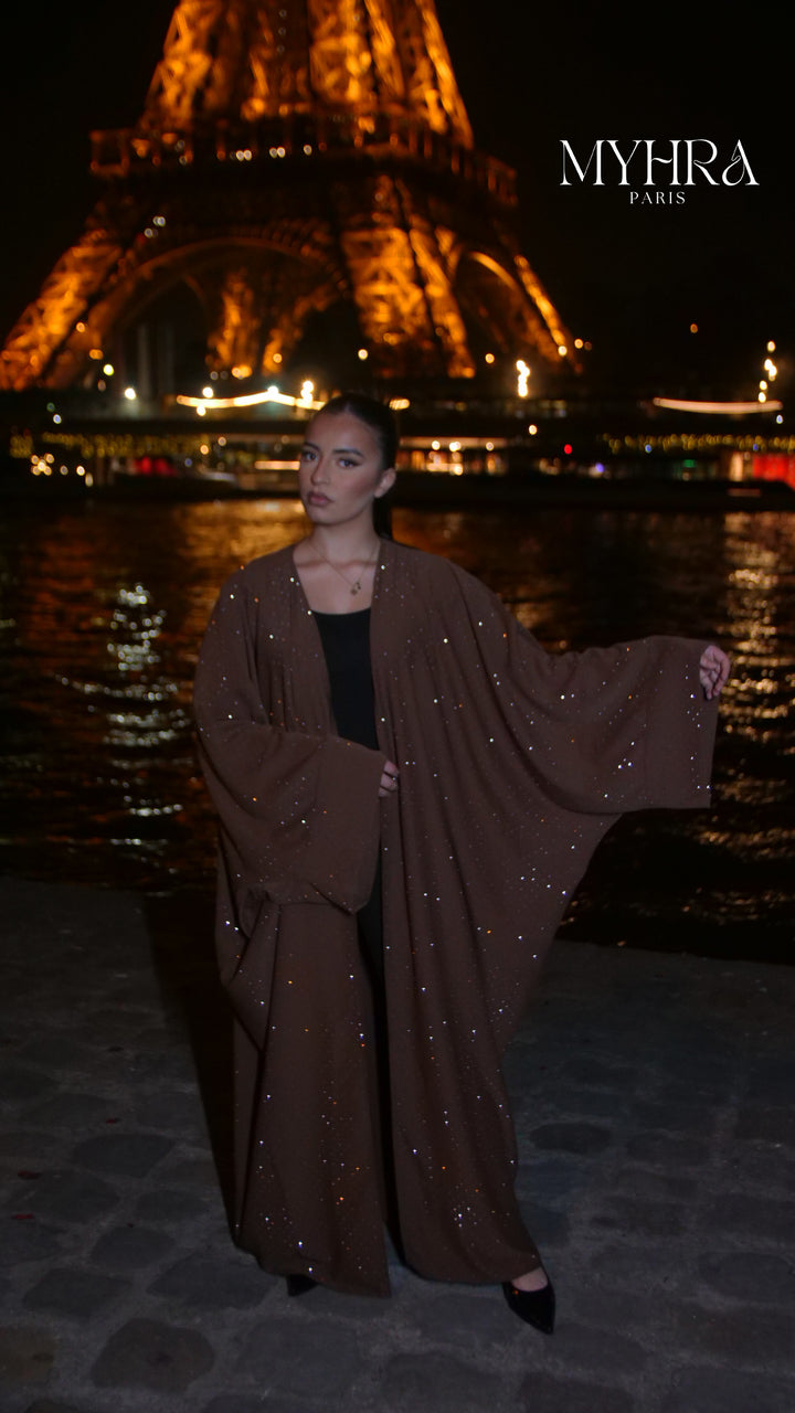 Kimono ZEYNA marron