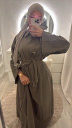 Robe Noor Kaki