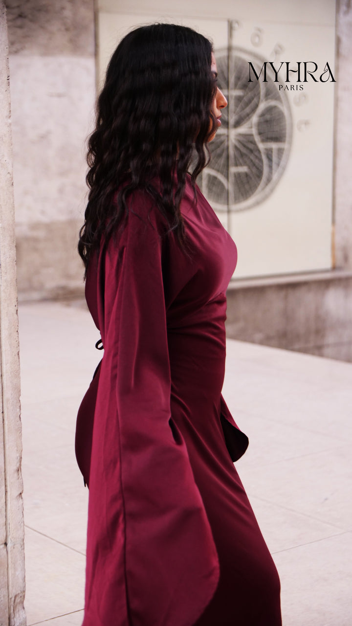 Robe neyssa bordeau