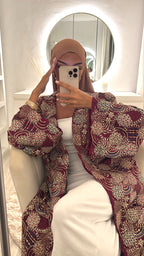 Kimono Nayla bordeau