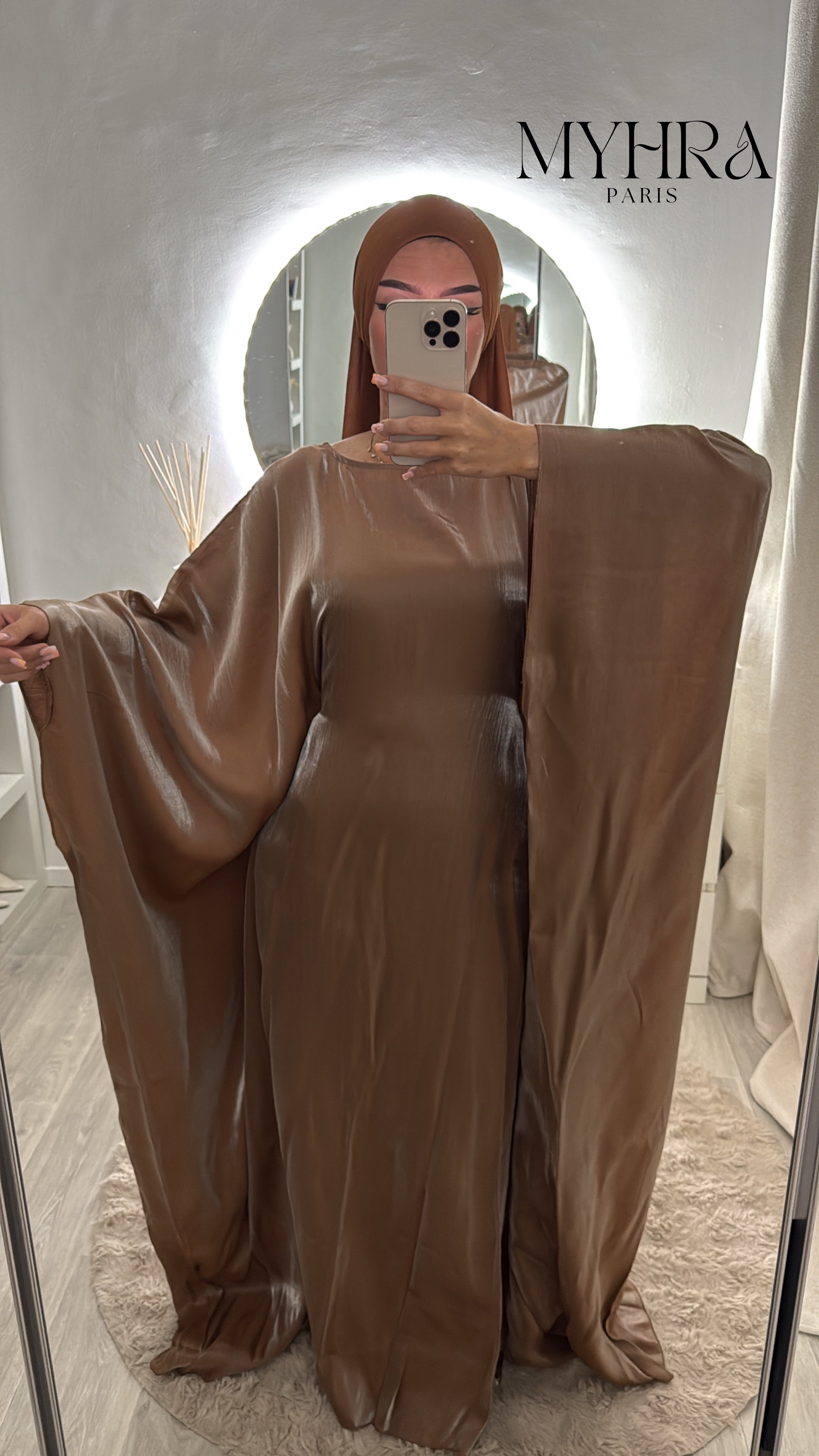 robe Samae marron