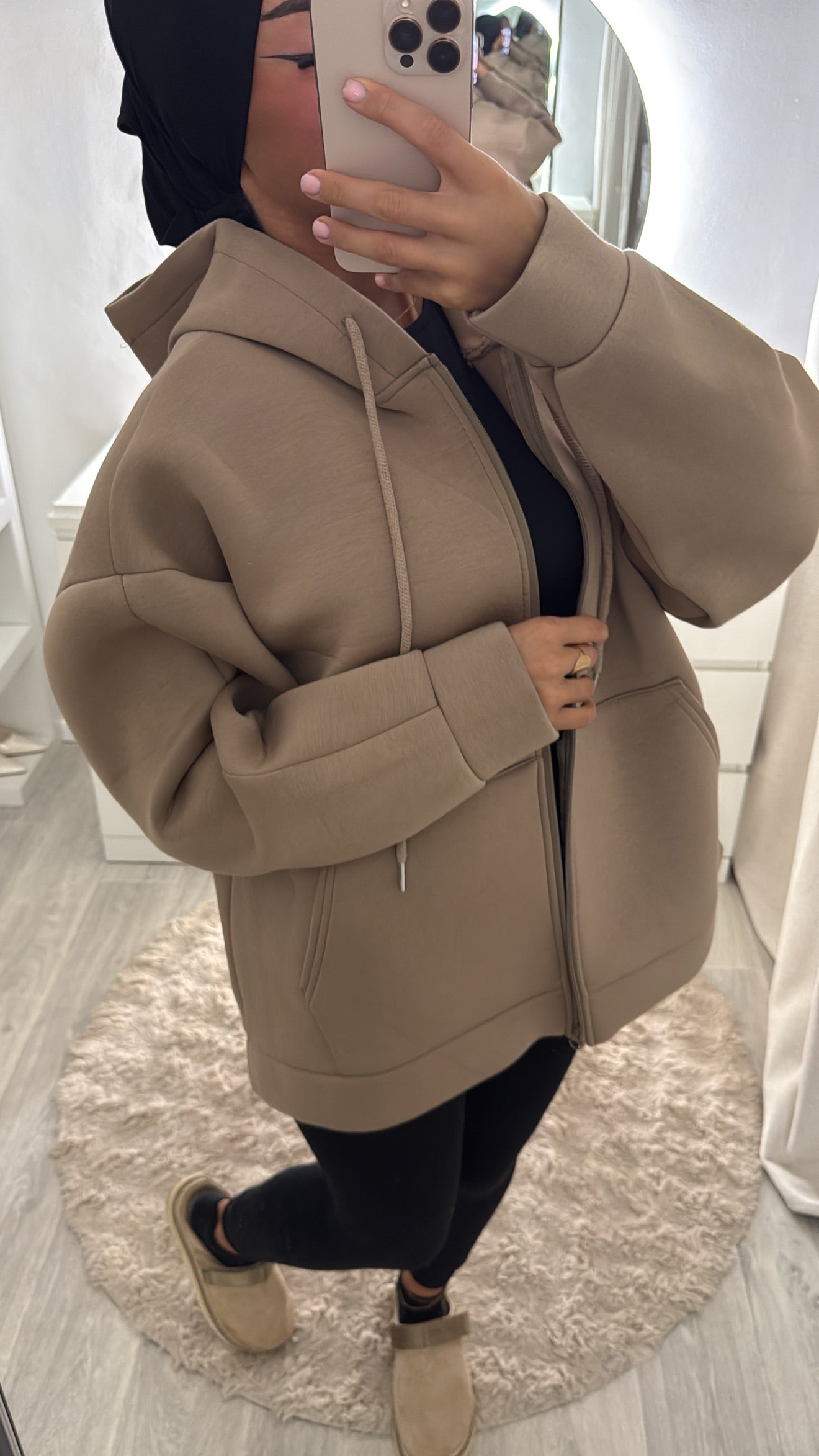 Gilet Ley taupe