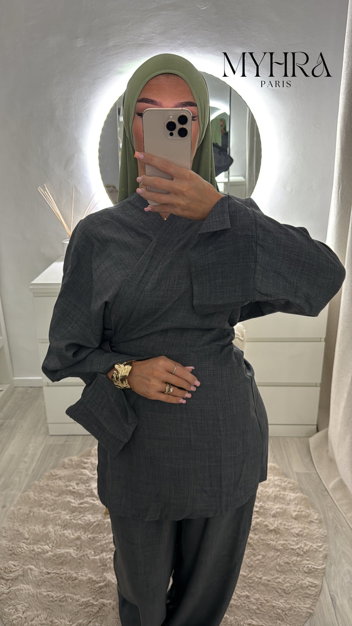 Ensemble Zahra gris