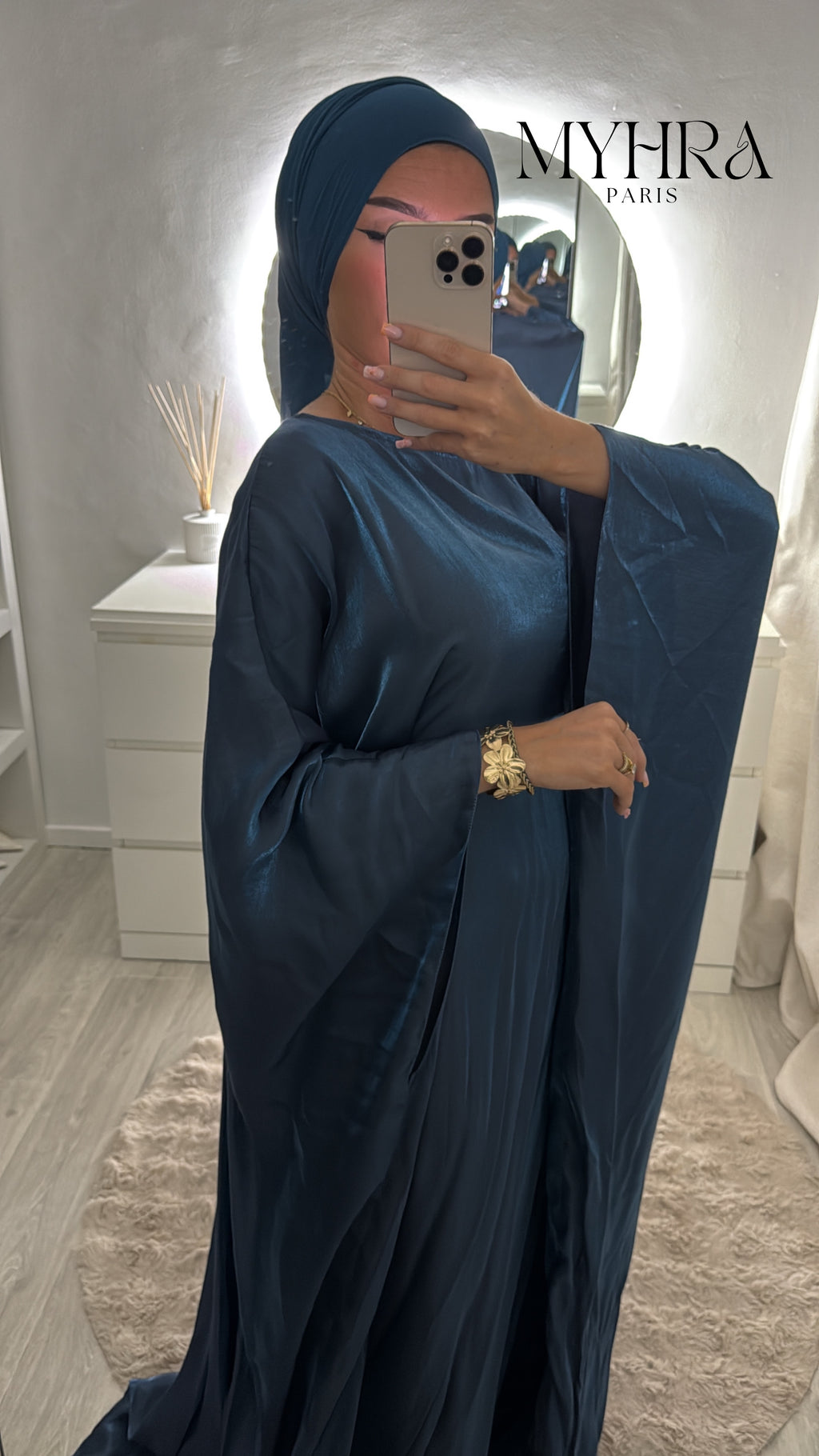 Robe Samae bleu foncé