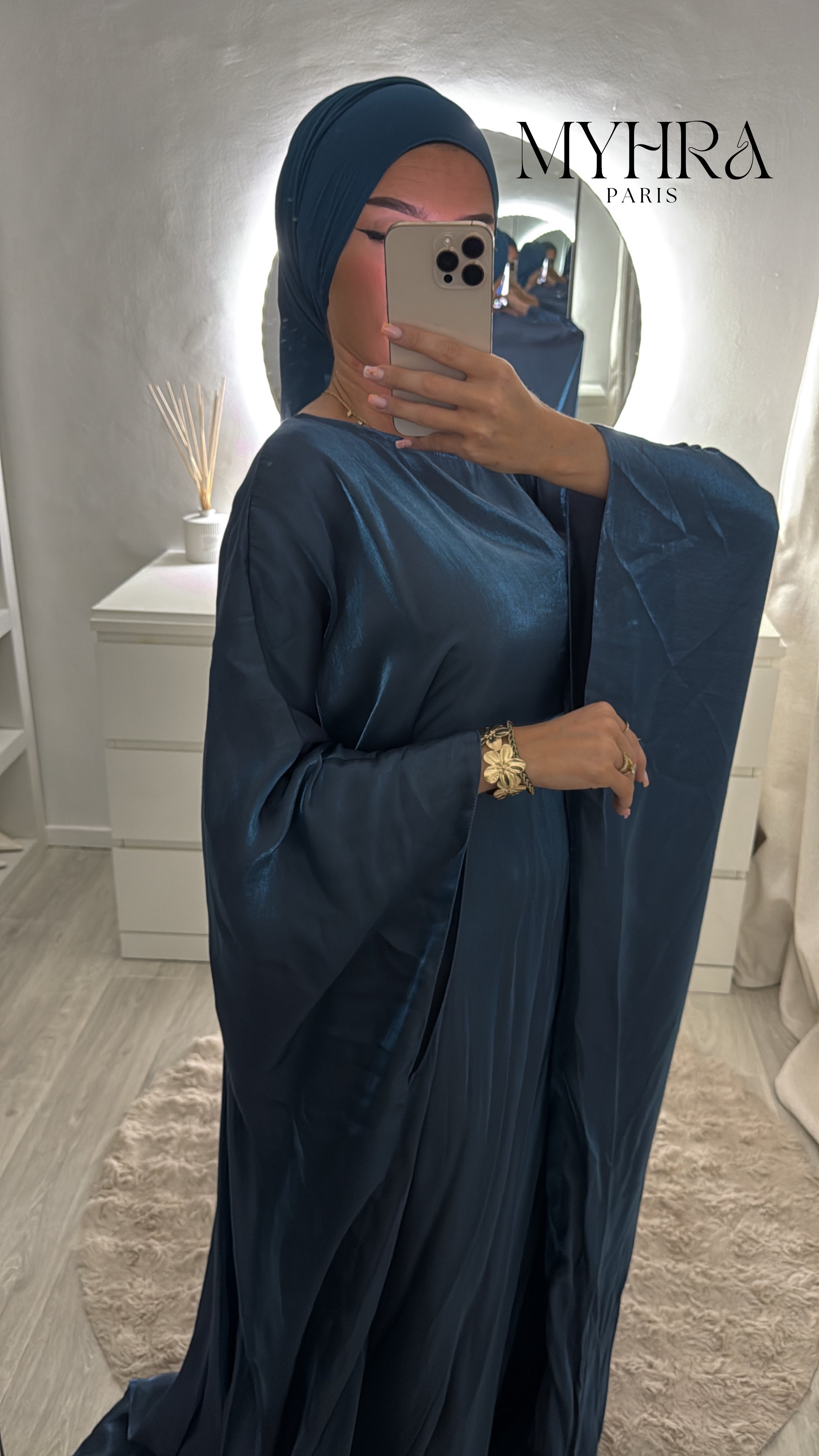 Robe Samae bleu foncé