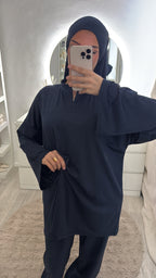Burkini 3 pièces bleu