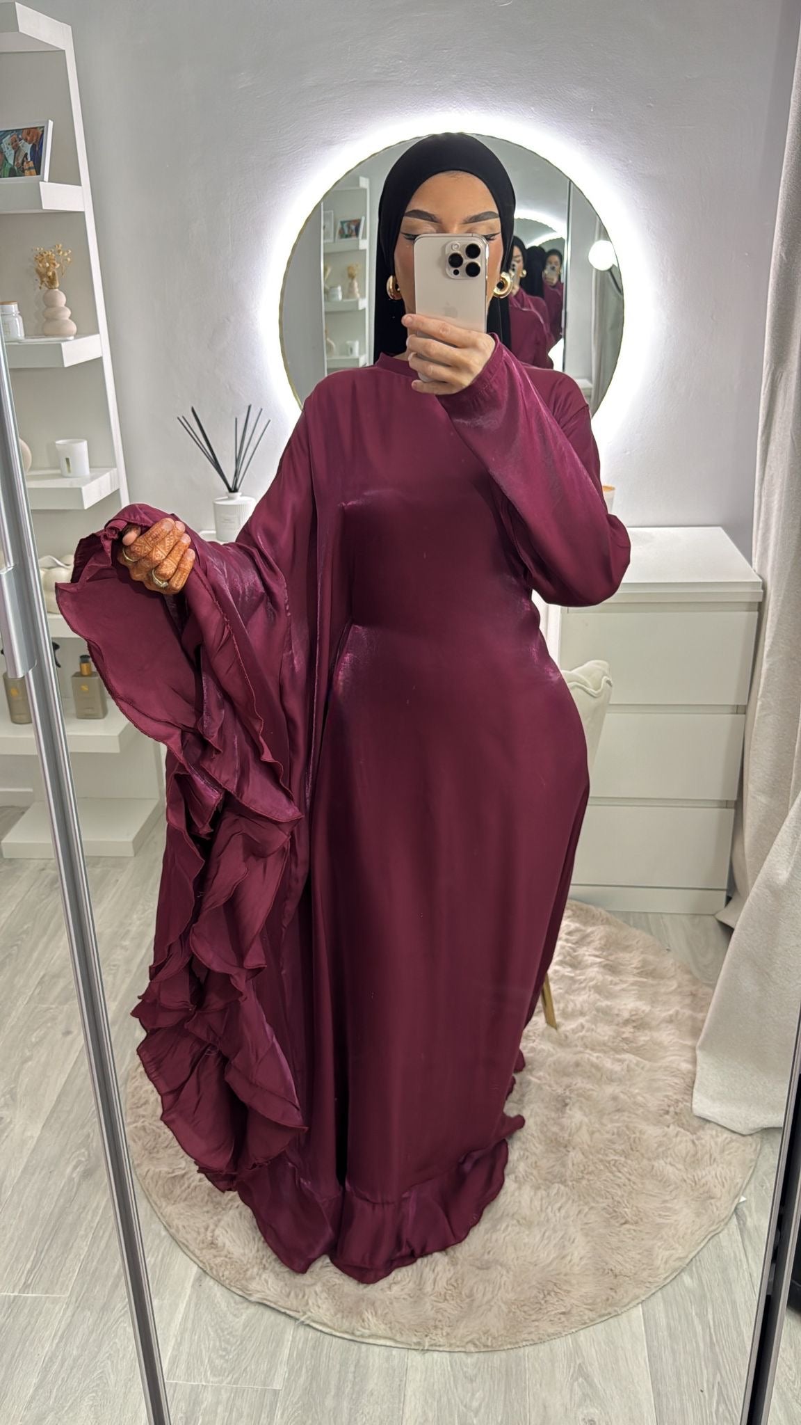 Robe Mira Bordeaux