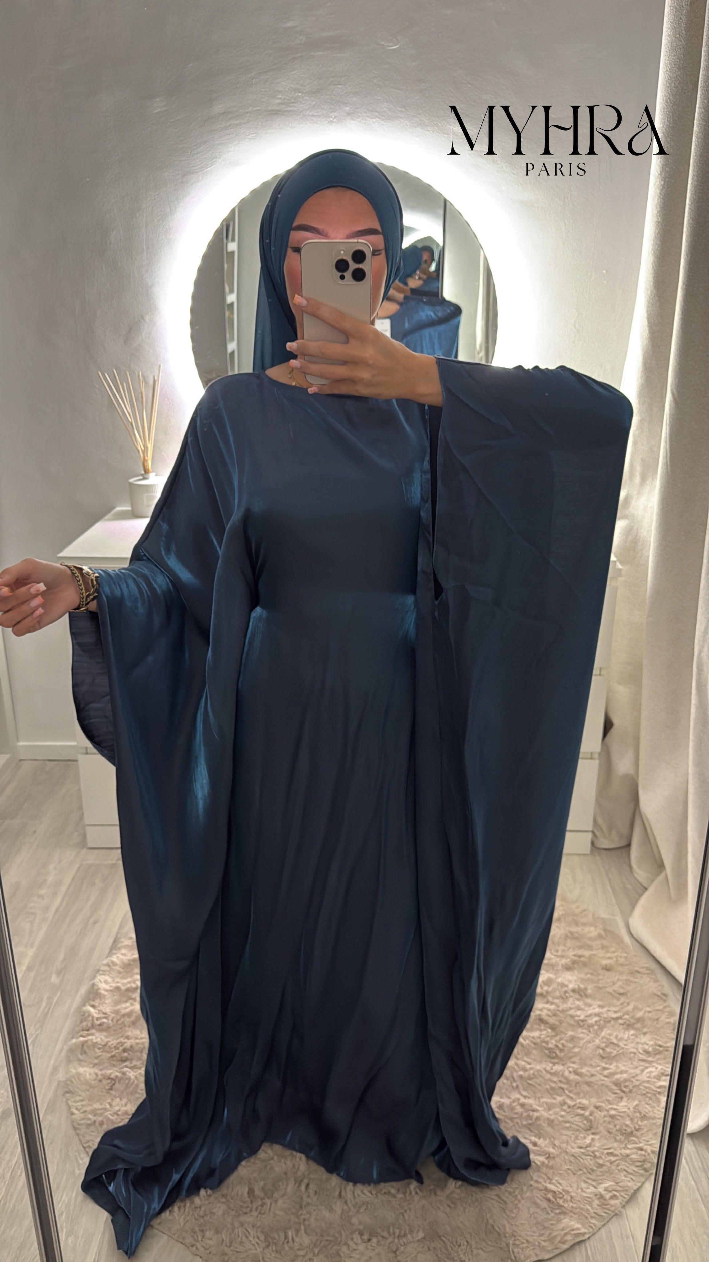Robe Samae bleu foncé