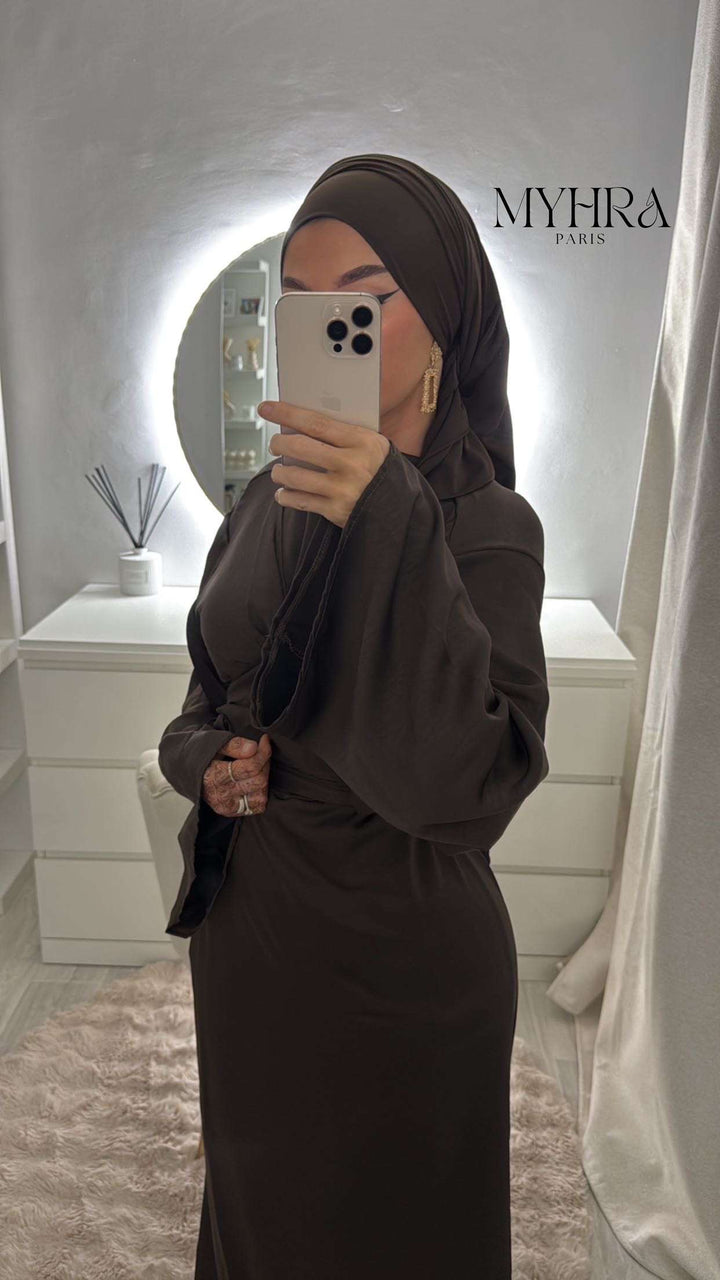 robe mel marron