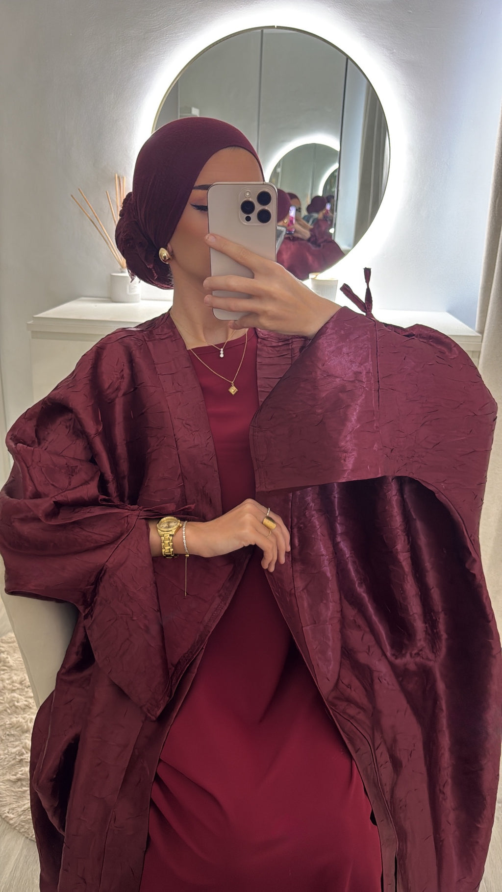 Robe Aïsse bordeau