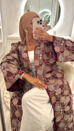 Kimono Nayla bordeau