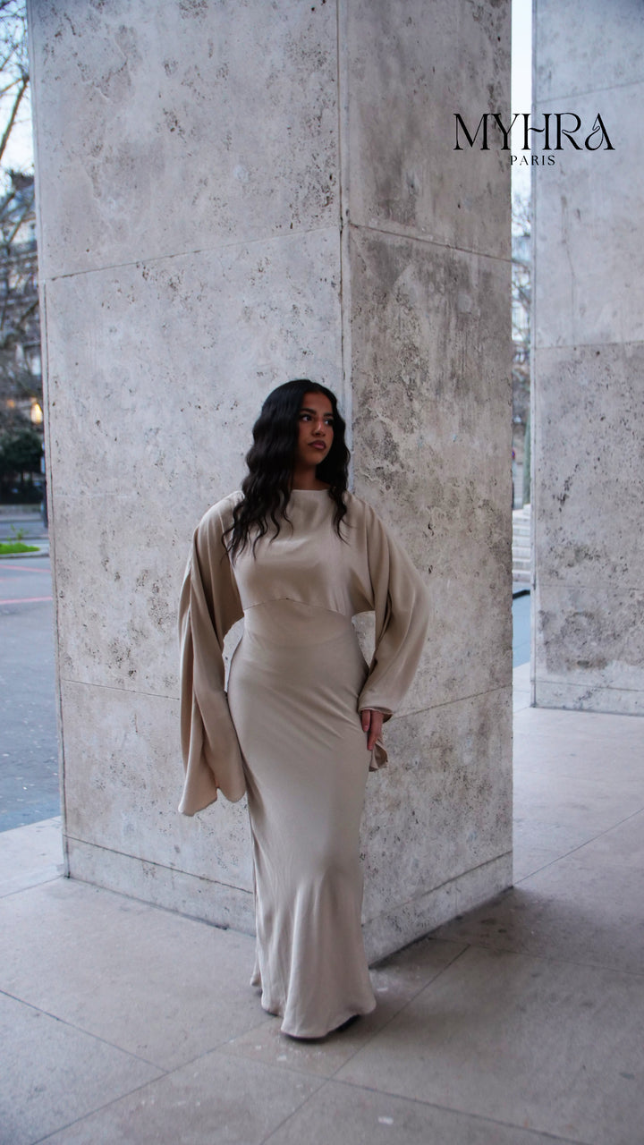 robe neyssa beige